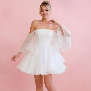 hairpin lace dress Empress High Neck Open Back Lace Dress White main image 0