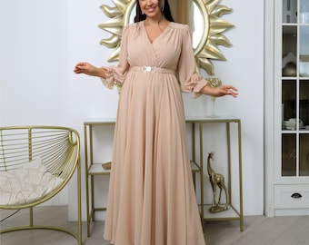 Mother of the Bride Dress Wedding Guest Dress Fall Wedding Guest Dress  Mother of the Groom Semi Formal Wedding Guest Dress Pre Wedding Dress - Etsy