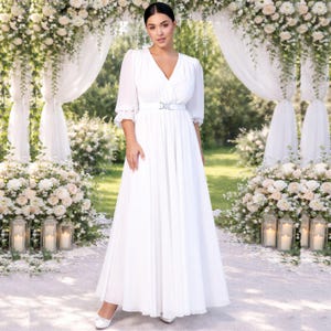 Wedding Dress Plus Size Courthouse - Etsy UK