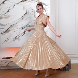 etsy gold bridesmaid dress Luxe Multiway Bridesmaid Dress: Handmade Dress, Prom, Evening Gown, Wedding Dress