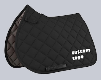 Custom Embroidered Saddle Pad | Personalized Equestrian Horse Gear | horse rider lover gift