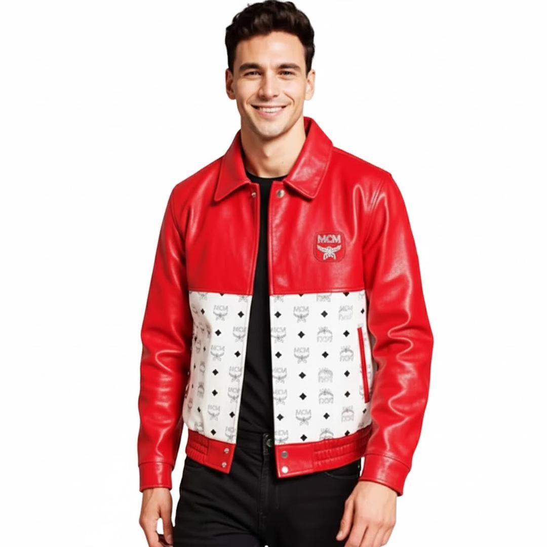 Mcm Leather Jacket - Etsy