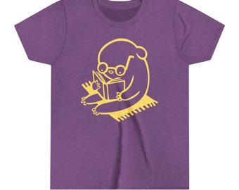 Bibliobear Reading Bear Youth Short Sleeve Tee