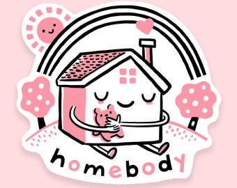 Homebody 3" Vinyl Sticker