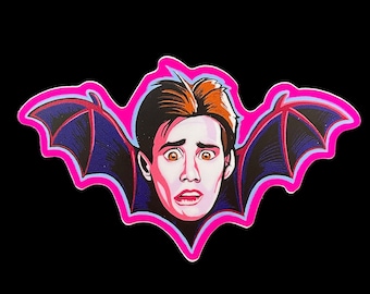 Jim Carrey ONCE BITTEN 3" Sticker