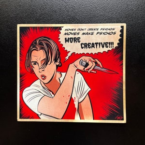 Billy Loomis CREATIVE PSYCHOS Scream Comic Panel 3 Magnet image 2