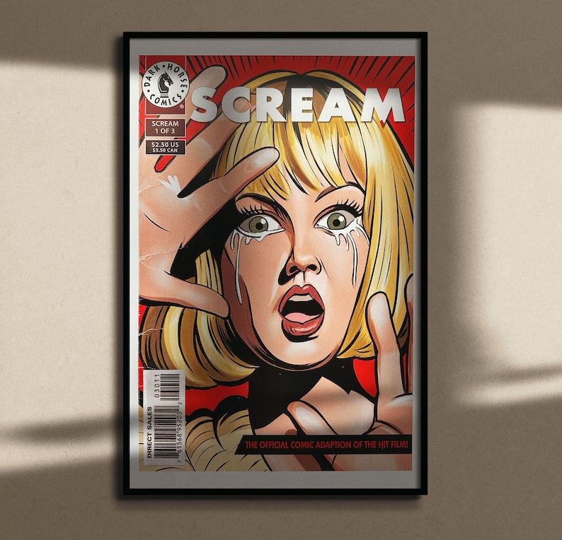Scream Issue #1 Movie Comic Adaption Comic Cover Print 11