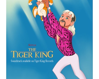 The Tiger King Bottleneck Gallery Limited Edition Fine Art Giclée Print