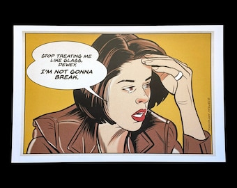 Sidney Prescott "Scream 2" Movie Comic Adaption Comic Panel Print 11" x 17"