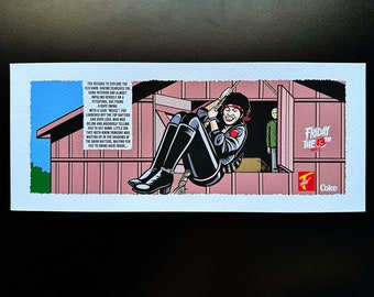 Friday III "Fox" Collectible Glass #1 Art Print 5" x 12"