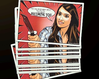 Jill Roberts Scream 4 Comic Panel 3" Magnet