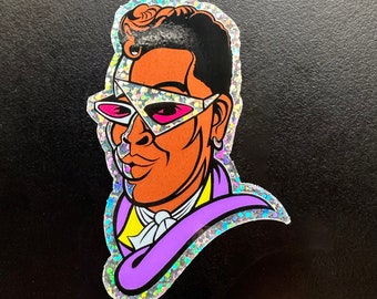 Hollywood Montrose "Mannequin" 3" 80's Glitter Sticker