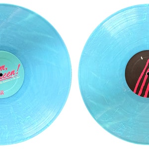 Scream, Queen Soundtrack LP Opaque Pink version Blue Swirl