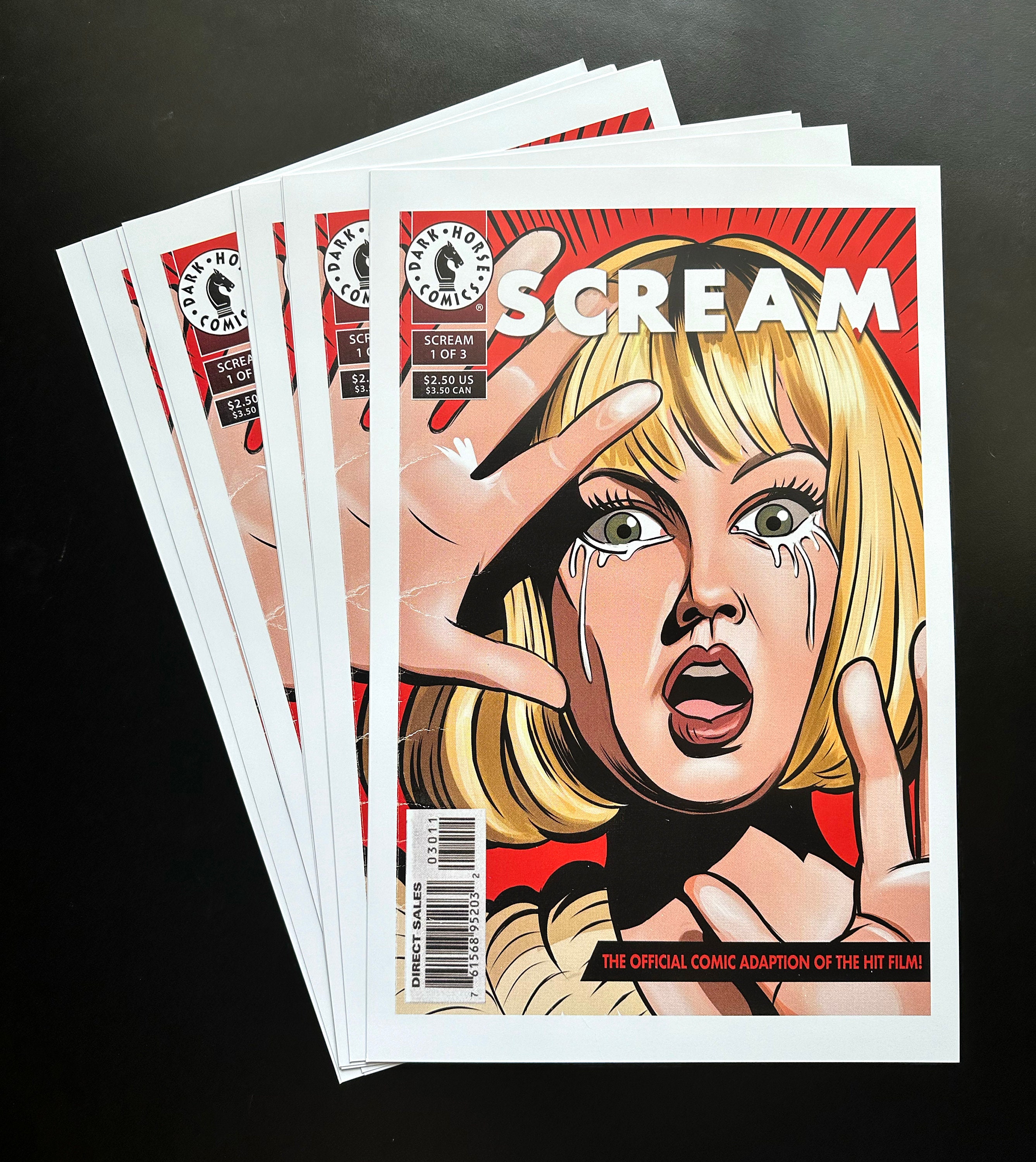 Scream Issue #1 Movie Comic Adaption Comic Cover Print 11