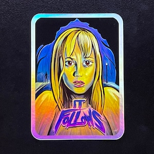 It Follows 3&quot; Prism 80&#39;s HORRORgraphic Sticker