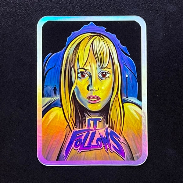 It Follows 3" Prism 80's HORRORgraphic Sticker