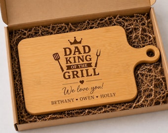 Personalised Bamboo Chopping Board | Fathers Day Gift