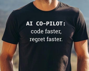 Camiseta de programador: divertida camiseta de ingeniero de software, regalo de informática para copiloto.