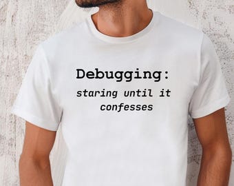 Lustiges Software Engineer T-Shirt: Programmierer, Programmierer Geschenk, Debugging, Coding Humor