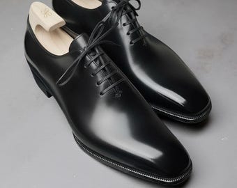 Handmade Oxford Leather Dress Shoes | Custom Tailored Fit