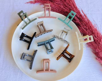 Minimalist Hair Claw Clip, Korean Style, Thick Hair