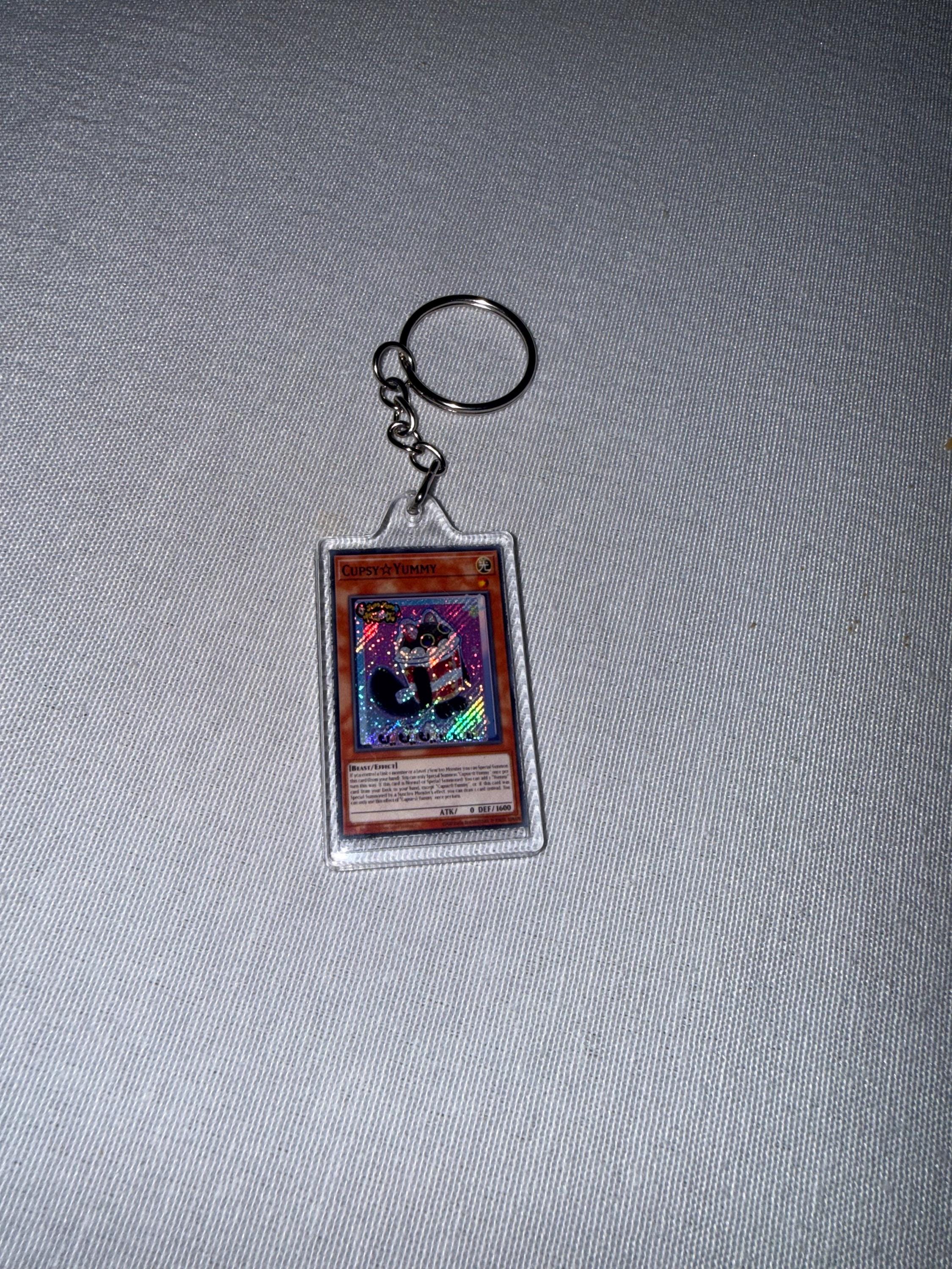 yugioh card keychain Custom Yugioh Card Keychain
