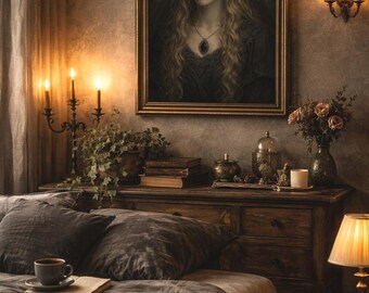 In Mourning Dark Romantic Portrait – Digital Download