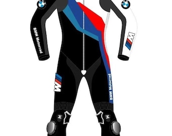 Custom Haandmade BMW Motorrad M Pro Race Comp motorcycle racing Suit