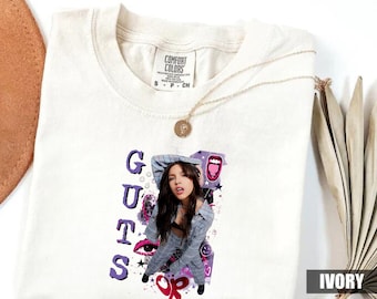 Comfort Colors®Olivia Rodrigo Fan T-Shirt | Music Lover Tee | I Heart Your Gut Shirt | Bad Idea Right? | Unisex Adult,Gift for Olivia Fans