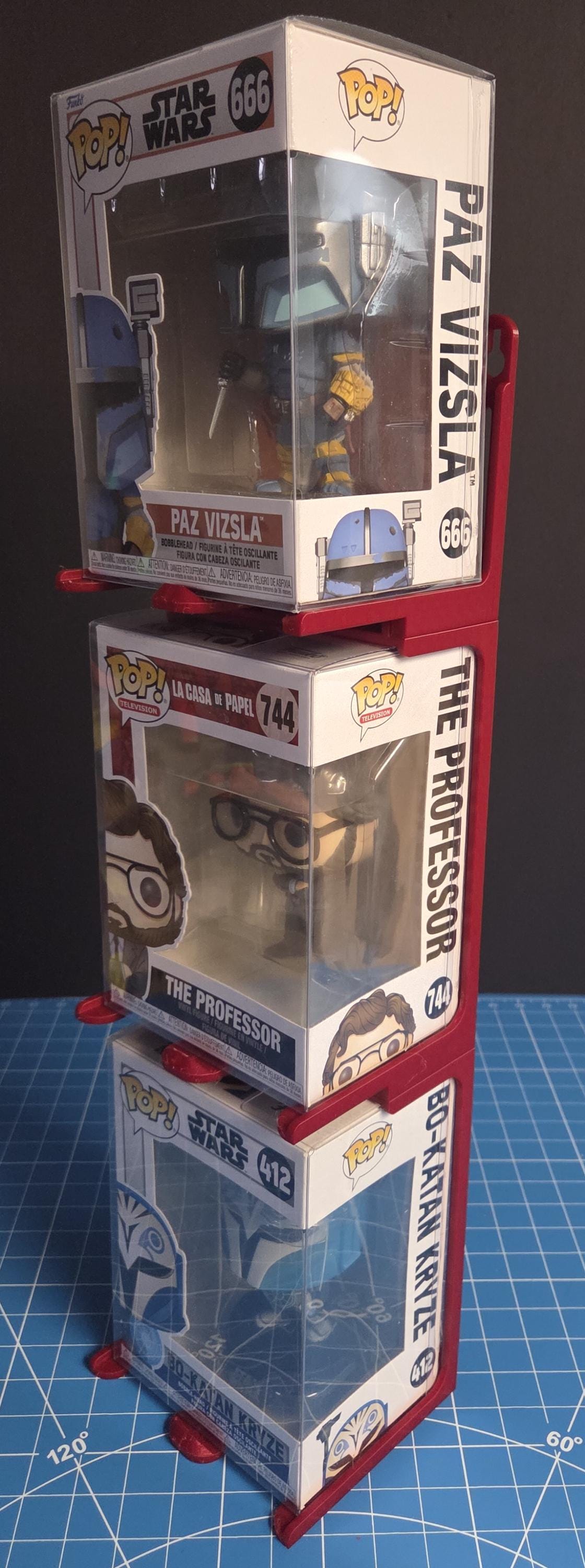 Modular Funko Pop Wall Rack: Holds 8 Figures (3D Printable STL File) - Etsy