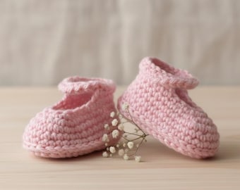 Haakpatroon babyslofjes – 0-3 maanden