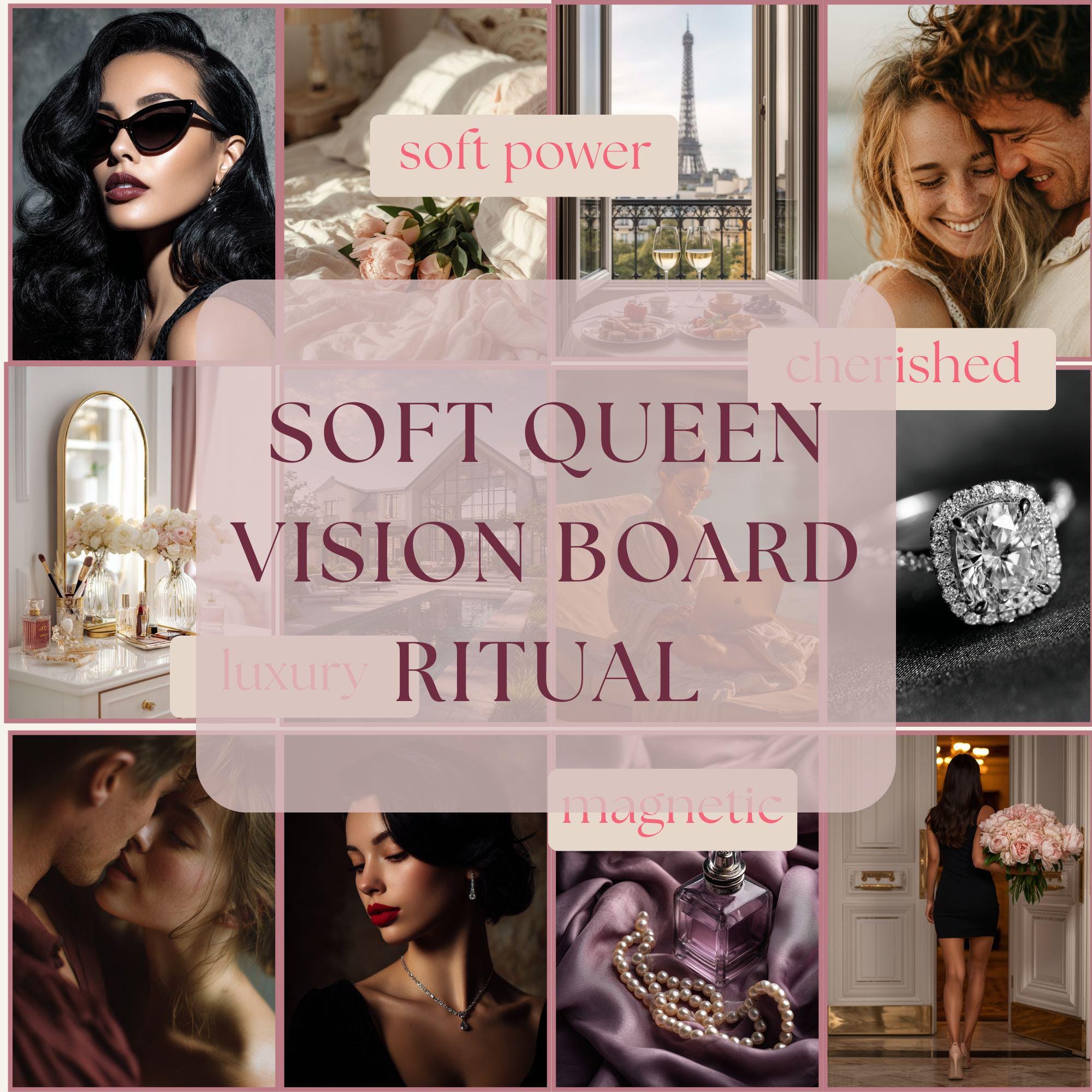 Soft Queen Vision Board Ritual, 21-day Identity Reset for Women - Etsy