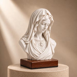 Veiled virgin statue - Etsy 日本