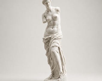 Estatua de la Venus de Milo, escultura de la diosa griega del amor, decoración clásica para el hogar estilo museo, arte de lujo para biblioteca, escritorio académico atemporal