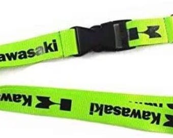 Kawasaki Green Motorcycle Motorbike Lanyard