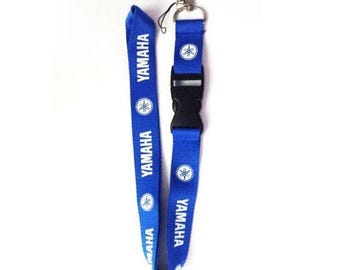 Yamaha Blue Motorcycle Motorbike Lanyard