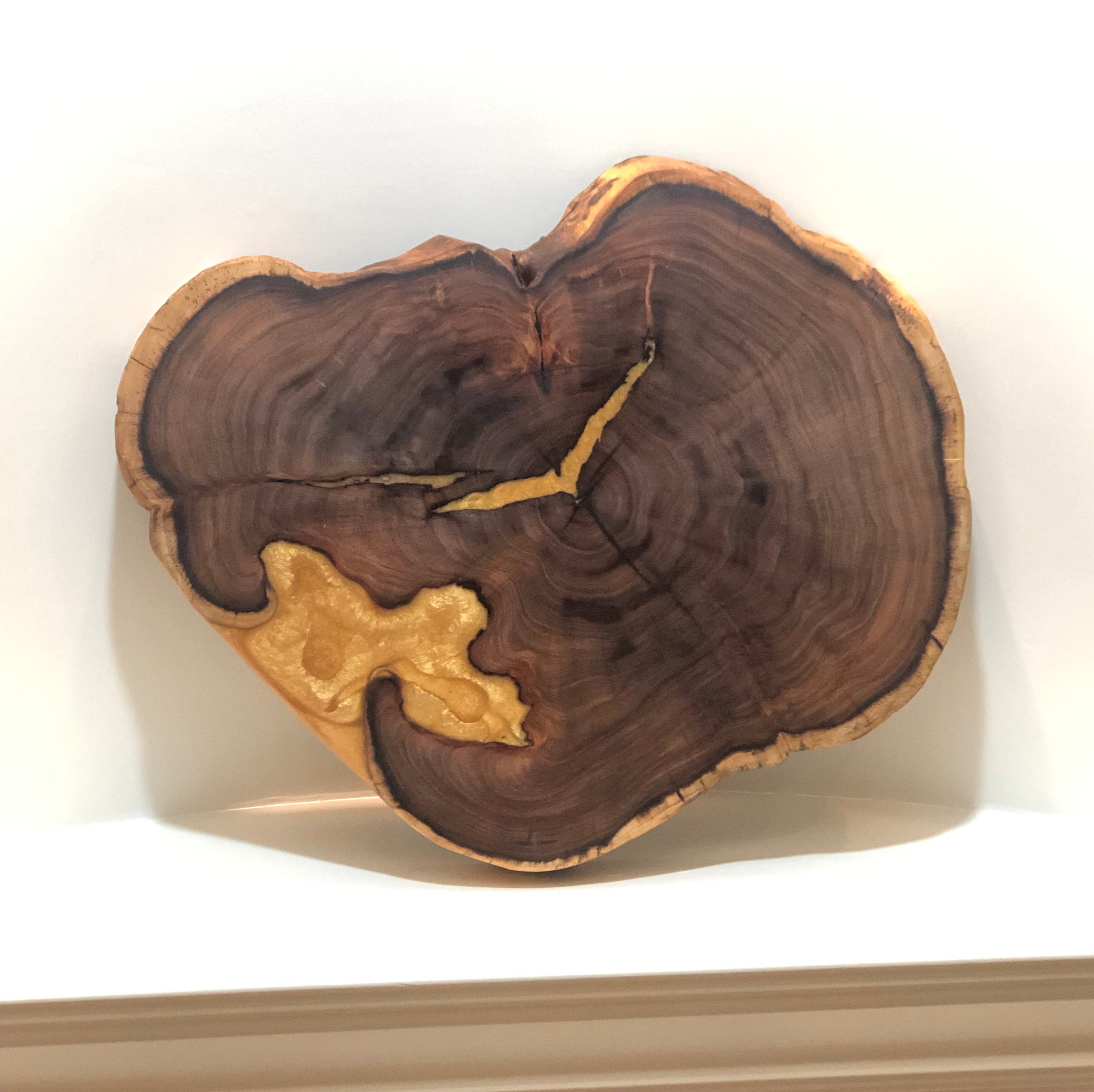 Original wood art piece or charcuterie board centerpiece made from