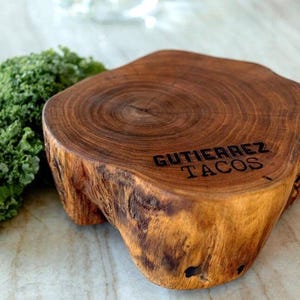 Heavy Duty chopping block 4” thick made from mesquite tree stump