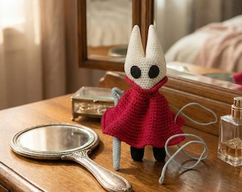 Patrón de amigurumi de Hollow Knight y Hornet: Tutorial de peluche (PDF)
