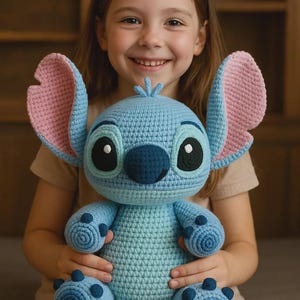 Patrón de crochet de punto amigurumi / Lindo juguete amigurumi inspirado en Disney / Patrón de crochet en PDF para peluches, animales y regalos hechos a mano