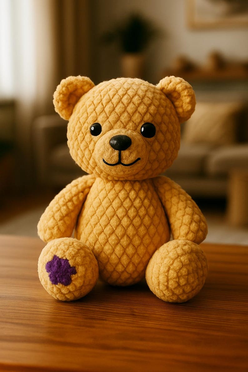 Teddy Bear Crochet Pattern | Amigurumi Plushie Doll (PDF Pattern) - Etsy