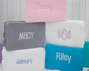 Personalized Bag - Baby Toiletry Bag - Wipes - Diaper Bag - Baby gift - Shower Gift