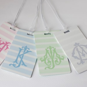 Personalized Bag Tag - Initial Travel Tag - Gift for Travel - Custom Luggage Tag - Monogram Tag - Monogrammed Gift