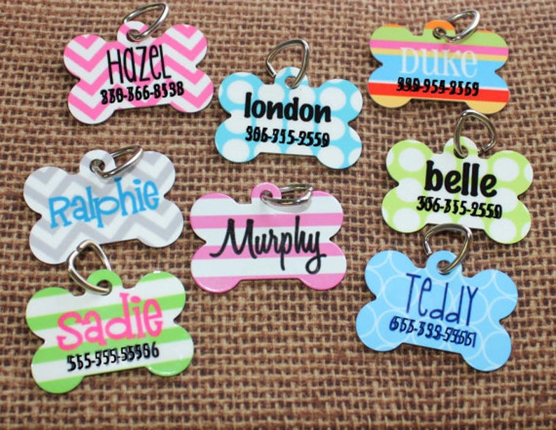 Pet Id Tag Pet Tag Dog Tag Personalized Pet Tag Custom Pet ID Dog Gift Pet Lovers Gift New Puppy Gift Custom Dog Tag image 7