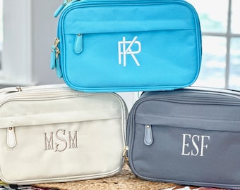 Monogrammed Makeup Bag - Toiletry Bag - Travel Bag - Cosmetic Bag - Make Up Organizer