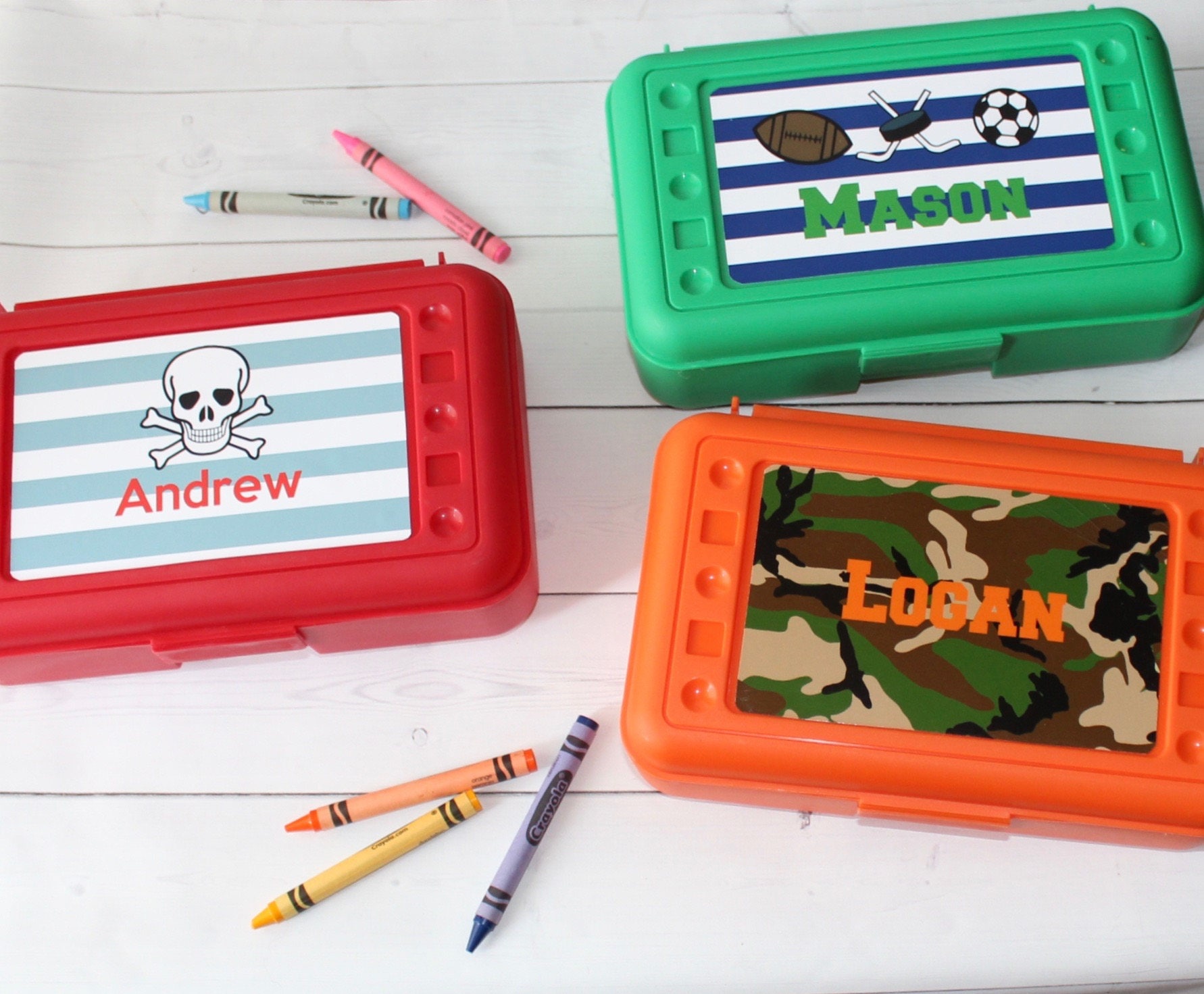Personalized Pencil Case Pencil Box Boys School Box Art Etsy