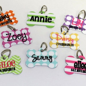 Pet Id Tag Pet Tag Dog Tag Personalized Pet Tag Custom Pet ID Dog Gift Pet Lovers Gift New Puppy Gift Custom Dog Tag image 8