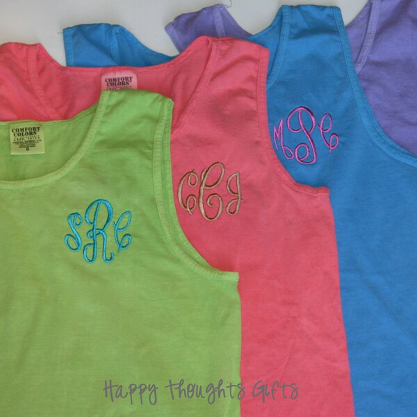 Monogrammed Tank Top