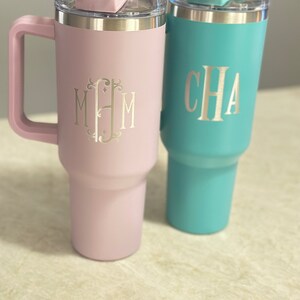 Personalized Engraved 40 Oz Tumbler With Straw Gift for Mom Bridesmaids Girlfriends Bachelorette ...