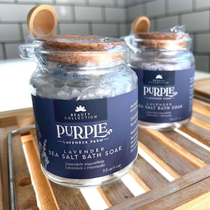 Lavender Sea Salt Bath Soak